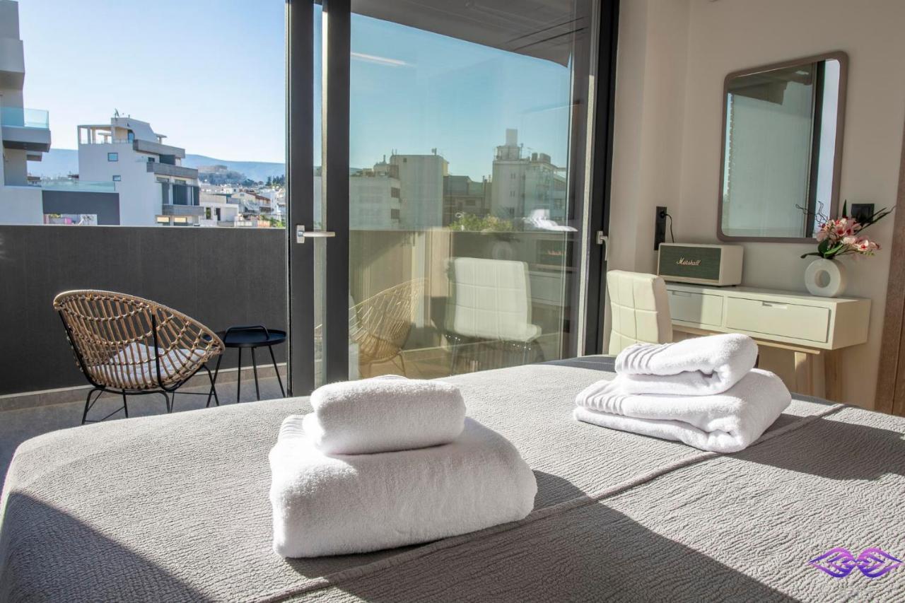 Ferienwohnung Luxury Penthouse With Acropolis View And Jacuzzi Athen Exterior foto